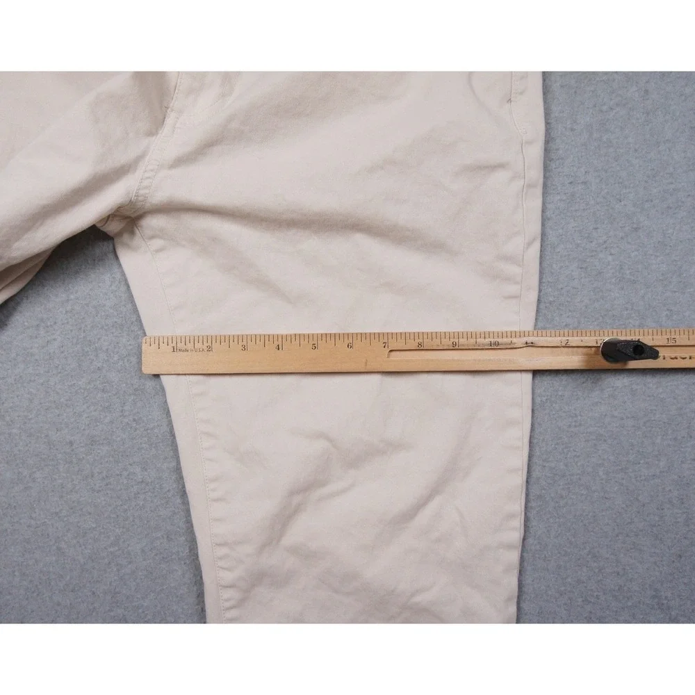 Flint and Tinder Pants Mens 34x32 Beige Straight Fit Stretch Casual Adult